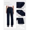 imageTBMPOY Womens Hiking Cargo Pants Outdoor Waterproof Windproof Softshell Fleece Snow PantsNavy