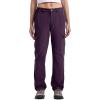 imageTBMPOY Womens Hiking Cargo Pants Outdoor Waterproof Windproof Softshell Fleece Snow PantsPurple