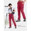 imageTBMPOY Womens Hiking Cargo Pants Outdoor Waterproof Windproof Softshell Fleece Snow PantsRose