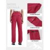 imageTBMPOY Womens Hiking Cargo Pants Outdoor Waterproof Windproof Softshell Fleece Snow PantsRose