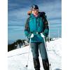imageTBMPOY Womens Hiking Cargo Pants Outdoor Waterproof Windproof Softshell Fleece Snow PantsStone Blue