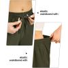 imageTBMPOY Womens Hiking Cargo Shorts 85quot Lightweight QuickDry Water Resistant Athletic Shorts with Zipper PocketsArmy Green