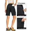 imageTBMPOY Womens Hiking Cargo Shorts 85quot Lightweight QuickDry Water Resistant Athletic Shorts with Zipper PocketsDark Grey