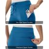 imageTBMPOY Womens Hiking Pants Lightweight Water Resistant Travel Joggers Quick Dry Outdoor Athletic Pants Zipper PocketsBlue