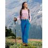 imageTBMPOY Womens Hiking Pants Lightweight Water Resistant Travel Joggers Quick Dry Outdoor Athletic Pants Zipper PocketsBlue