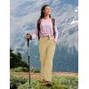 imageTBMPOY Womens Hiking Pants Lightweight Water Resistant Travel Joggers Quick Dry Outdoor Athletic Pants Zipper PocketsCamel
