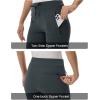 imageTBMPOY Womens Hiking Pants Lightweight Water Resistant Travel Joggers Quick Dry Outdoor Athletic Pants Zipper PocketsCold Grey