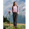 imageTBMPOY Womens Hiking Pants Lightweight Water Resistant Travel Joggers Quick Dry Outdoor Athletic Pants Zipper PocketsDark Grey