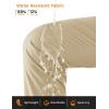 imageTBMPOY Womens Hiking Pants Lightweight Water Resistant Travel Joggers Quick Dry Outdoor Athletic Pants Zipper PocketsLight Khaki