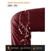 imageTBMPOY Womens Hiking Pants Lightweight Water Resistant Travel Joggers Quick Dry Outdoor Athletic Pants Zipper PocketsWine Red