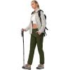 imageTBMPOY Womens Lightweight Hiking Pants Water Resistant Quick Dry Travel Work Outdoor Fishing Pants Zipper PocketsArmy Green