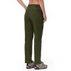 imageTBMPOY Womens Lightweight Hiking Pants Water Resistant Quick Dry Travel Work Outdoor Fishing Pants Zipper PocketsArmy Green