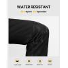 imageTBMPOY Womens Lightweight Hiking Pants Water Resistant Quick Dry Travel Work Outdoor Fishing Pants Zipper PocketsBlack