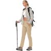 imageTBMPOY Womens Lightweight Hiking Pants Water Resistant Quick Dry Travel Work Outdoor Fishing Pants Zipper PocketsLight Khaki