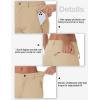 imageTBMPOY Womens Lightweight Hiking Pants Water Resistant Quick Dry Travel Work Outdoor Fishing Pants Zipper PocketsLight Khaki