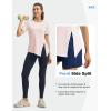 imageTBMPOY Womens Short Sleeve Workout Tops TShirts Breathable Quick Dry UPF 30 Athletic Exercise Tee Shirts with Side SlitsLight Pink