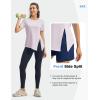 imageTBMPOY Womens Short Sleeve Workout Tops TShirts Breathable Quick Dry UPF 30 Athletic Exercise Tee Shirts with Side SlitsLight Purple
