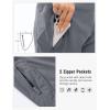 imageTBMPOY Womens Swim Board Shorts with Zipper Pockets 5 High Waisted Bathing Suit Swimwear Quick Dry Beach ShortGrey Blue