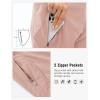 imageTBMPOY Womens Swim Board Shorts with Zipper Pockets 5 High Waisted Bathing Suit Swimwear Quick Dry Beach ShortLight Pink