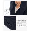 imageTBMPOY Womens Swim Board Shorts with Zipper Pockets 5 High Waisted Bathing Suit Swimwear Quick Dry Beach ShortNavy