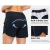 imageTBMPOY Womens Swim Board Shorts with Zipper Pockets 5 High Waisted Bathing Suit Swimwear Quick Dry Beach ShortNavy