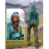 imageTBMPOY Womens UPF 50 Sun Protection Hoodie Jackets Light Weight Long Sleeve Shirts Hiking Outdoor Full Zip Tops10light Cyan