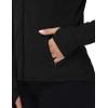 imageTBMPOY Womens UPF 50 Sun Protection Hoodie Jackets Light Weight Long Sleeve Shirts Hiking Outdoor Full Zip Tops12black