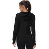 imageTBMPOY Womens UPF 50 Sun Protection Hoodie Jackets Light Weight Long Sleeve Shirts Hiking Outdoor Full Zip Tops12black