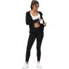 imageTBMPOY Womens UPF 50 Sun Protection Hoodie Jackets Light Weight Long Sleeve Shirts Hiking Outdoor Full Zip Tops12black