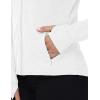 imageTBMPOY Womens UPF 50 Sun Protection Hoodie Jackets Light Weight Long Sleeve Shirts Hiking Outdoor Full Zip Tops13white