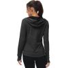 imageTBMPOY Womens UPF 50 Sun Protection Hoodie Jackets Light Weight Long Sleeve Shirts Hiking Outdoor Full Zip Tops1dark Grey