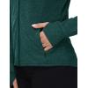 imageTBMPOY Womens UPF 50 Sun Protection Hoodie Jackets Light Weight Long Sleeve Shirts Hiking Outdoor Full Zip Tops4blackish Green