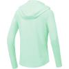 imageTBMPOY Womens UPF 50 Sun Protection Hoodie Shirt Long Sleeve Fishing Hiking Outdoor UV Shirt Lightweight1 Pocketgreen