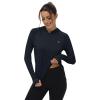 imageTBMPOY Womens UPF 50 Sun Protection Hoodie Shirt Long Sleeve Fishing Hiking Outdoor UV Shirt Lightweight1 Pocketnavy