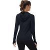 imageTBMPOY Womens UPF 50 Sun Protection Hoodie Shirt Long Sleeve Fishing Hiking Outdoor UV Shirt Lightweight1 Pocketnavy