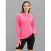 imageTBMPOY Womens UPF 50 Sun Protection Hoodie Shirt Long Sleeve Fishing Hiking Outdoor UV Shirt Lightweight11rose