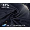 imageTBMPOY Womens UPF 50 Sun Protection Hoodie Shirt Long Sleeve Fishing Hiking Outdoor UV Shirt Lightweight14dark Navy