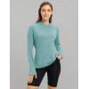 imageTBMPOY Womens UPF 50 Sun Protection Hoodie Shirt Long Sleeve Fishing Hiking Outdoor UV Shirt Lightweight15light Cyan