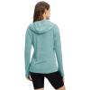 imageTBMPOY Womens UPF 50 Sun Protection Hoodie Shirt Long Sleeve Fishing Hiking Outdoor UV Shirt Lightweight15light Cyan