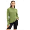 imageTBMPOY Womens UPF 50 Sun Protection Hoodie Shirt Long Sleeve Fishing Hiking Outdoor UV Shirt Lightweight16fruit Green