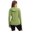 imageTBMPOY Womens UPF 50 Sun Protection Hoodie Shirt Long Sleeve Fishing Hiking Outdoor UV Shirt Lightweight16fruit Green