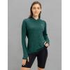 imageTBMPOY Womens UPF 50 Sun Protection Hoodie Shirt Long Sleeve Fishing Hiking Outdoor UV Shirt Lightweight1blackish Green