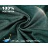 imageTBMPOY Womens UPF 50 Sun Protection Hoodie Shirt Long Sleeve Fishing Hiking Outdoor UV Shirt Lightweight1blackish Green