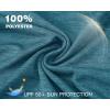 imageTBMPOY Womens UPF 50 Sun Protection Hoodie Shirt Long Sleeve Fishing Hiking Outdoor UV Shirt Lightweight2blue