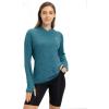 imageTBMPOY Womens UPF 50 Sun Protection Hoodie Shirt Long Sleeve Fishing Hiking Outdoor UV Shirt Lightweight2blue