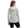 imageTBMPOY Womens UPF 50 Sun Protection Hoodie Shirt Long Sleeve Fishing Hiking Outdoor UV Shirt Lightweight3light Grey