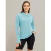 imageTBMPOY Womens UPF 50 Sun Protection Hoodie Shirt Long Sleeve Fishing Hiking Outdoor UV Shirt Lightweight5light Blue