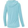 imageTBMPOY Womens UPF 50 Sun Protection Hoodie Shirt Long Sleeve Fishing Hiking Outdoor UV Shirt Lightweight5light Blue