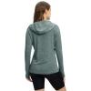imageTBMPOY Womens UPF 50 Sun Protection Hoodie Shirt Long Sleeve Fishing Hiking Outdoor UV Shirt Lightweight6cyan