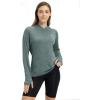 imageTBMPOY Womens UPF 50 Sun Protection Hoodie Shirt Long Sleeve Fishing Hiking Outdoor UV Shirt Lightweight6cyan